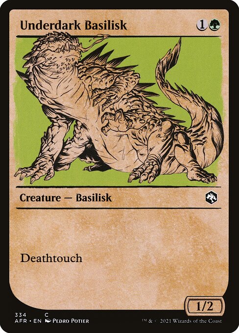 Underdark Basilisk 334