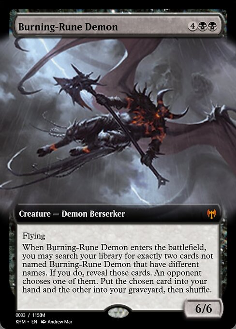 Burning-Rune Demon 88266