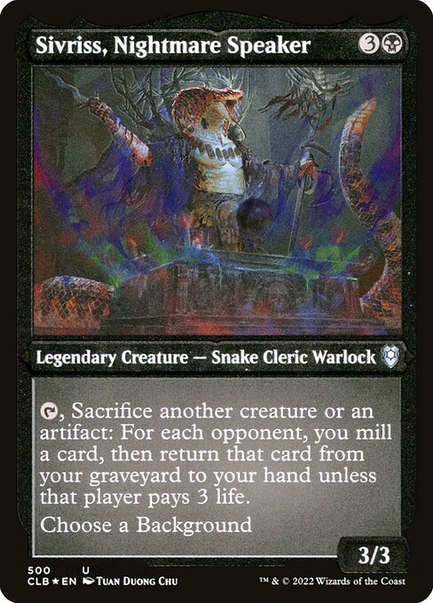 Sivriss, Nightmare Speaker 500