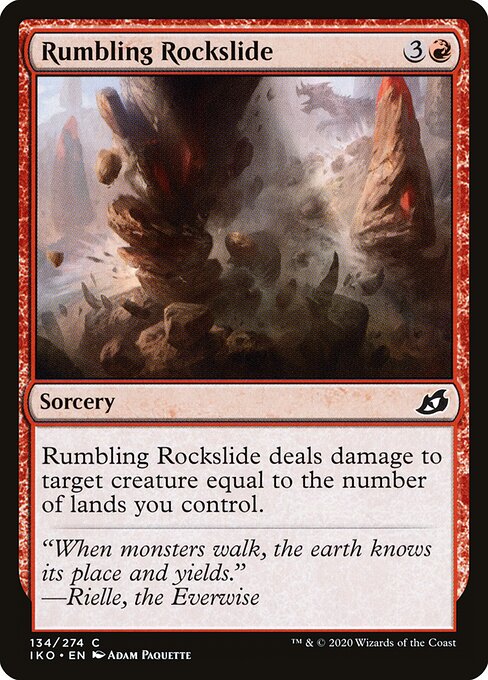 Rumbling Rockslide 134