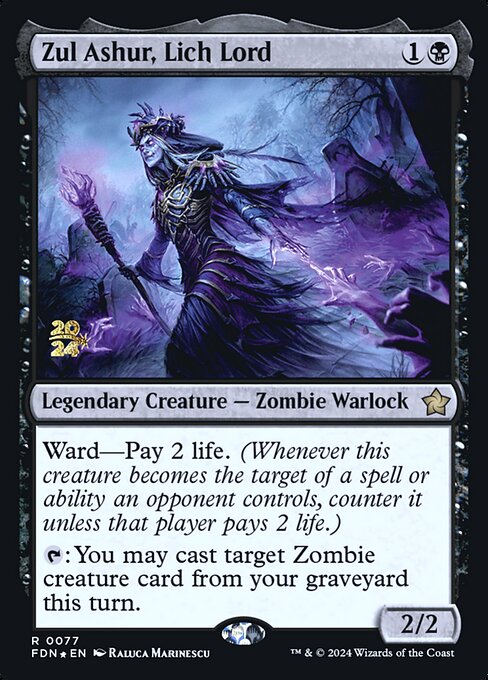 Zul Ashur, Lich Lord 77s