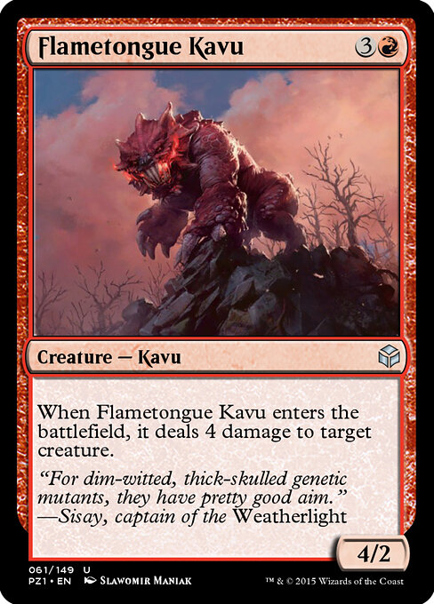 Flametongue Kavu 61