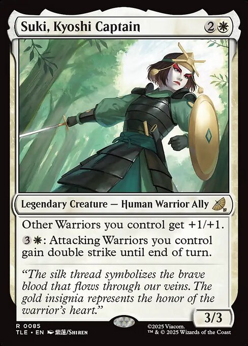 Suki, Kyoshi Captain 85