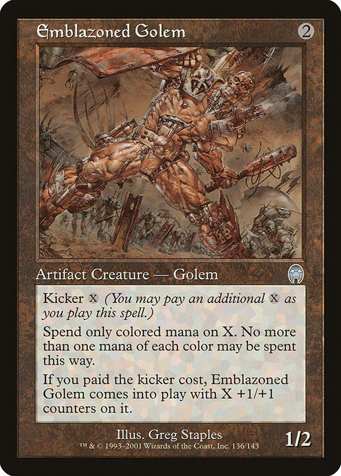 Emblazoned Golem 136