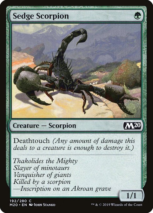 Sedge Scorpion 192