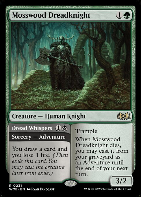 Mosswood Dreadknight // Dread Whispers 231