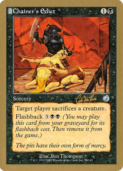 Chainer's Edict cr57