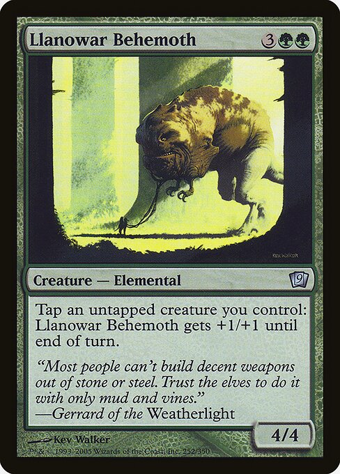 Llanowar Behemoth 252★