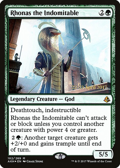 Rhonas the Indomitable 182s