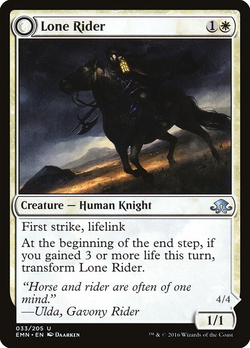 Lone Rider // It That Rides as One 33