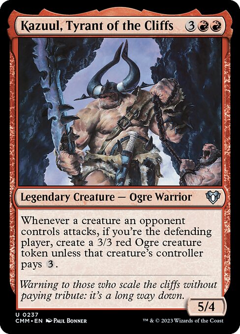 Kazuul, Tyrant of the Cliffs 237
