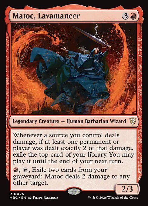 Matoc, Lavamancer 25