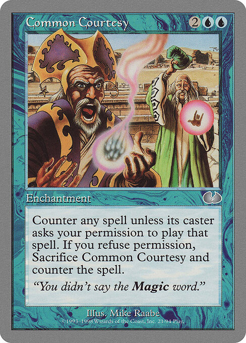 Common Courtesy 21