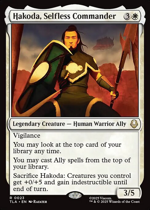 Hakoda, Selfless Commander 23