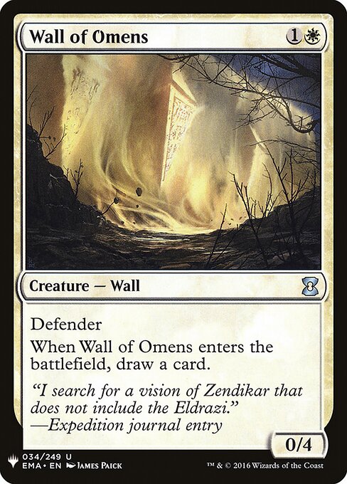 Wall of Omens EMA-34