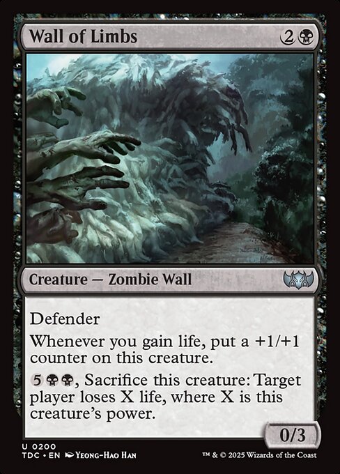 Wall of Limbs 200