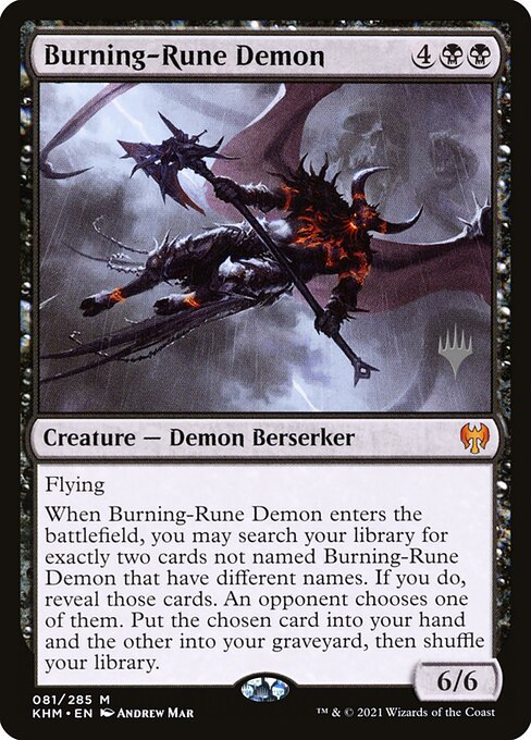 Burning-Rune Demon 81p