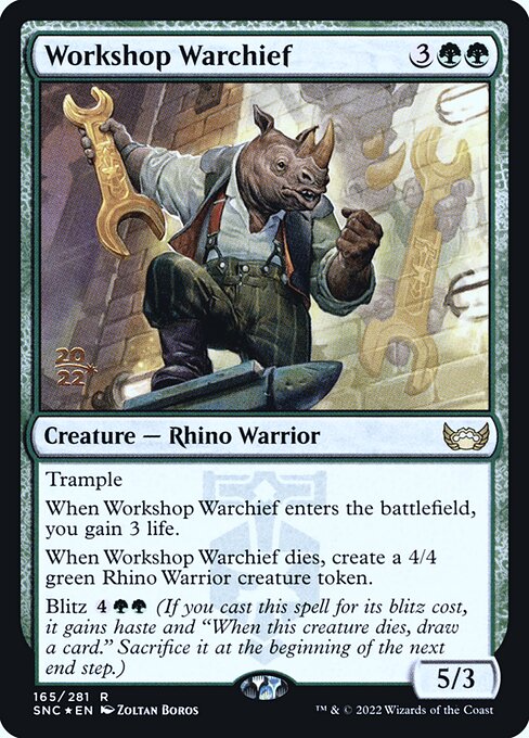 Workshop Warchief 165s