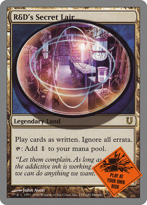 R&D's Secret Lair 135