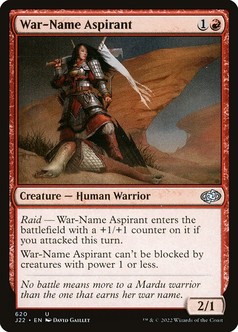 War-Name Aspirant 620