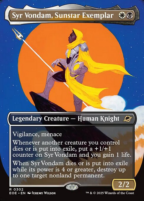 Syr Vondam, Sunstar Exemplar 302