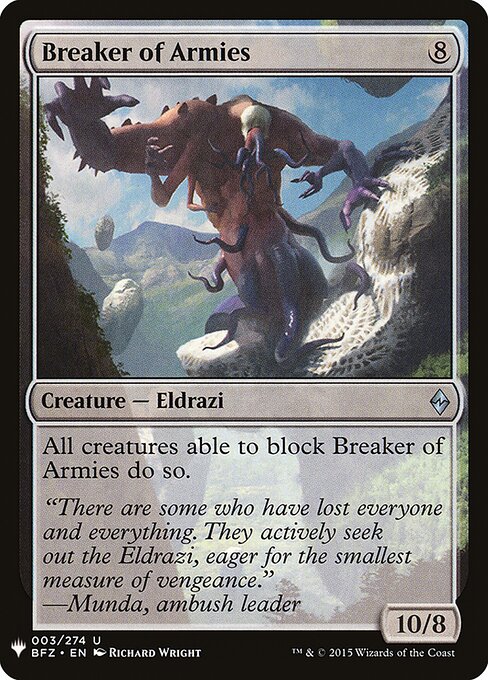 Breaker of Armies BFZ-3
