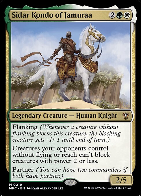 Sidar Kondo of Jamuraa 219