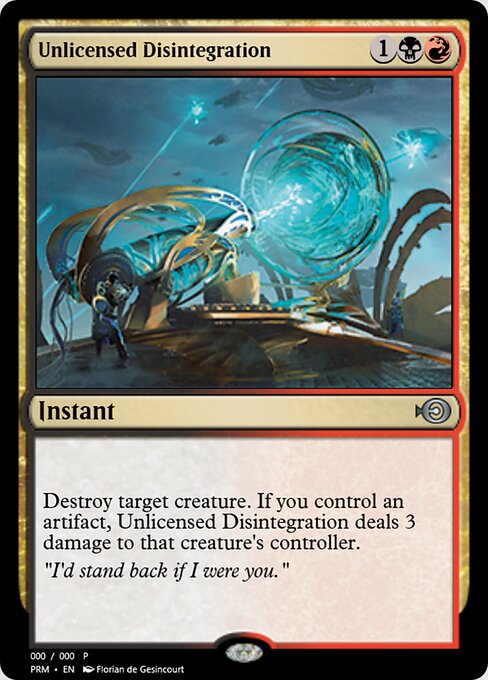 Unlicensed Disintegration 64430