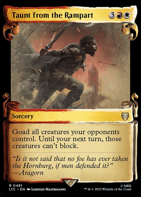 Taunt from the Rampart 481