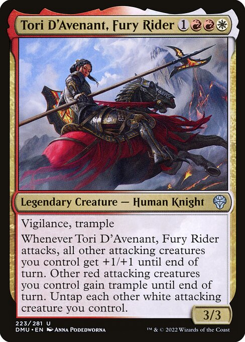 Tori D'Avenant, Fury Rider 223