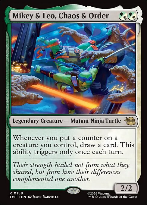 Mikey & Leo, Chaos & Order 158