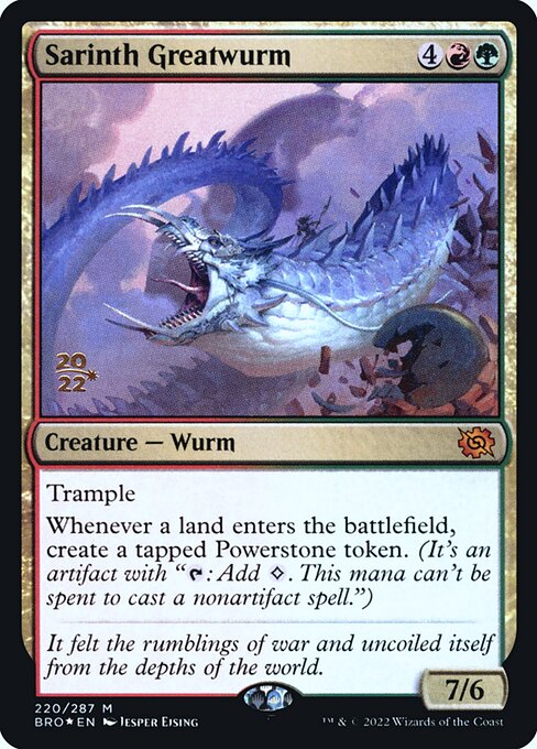 Sarinth Greatwurm 220s