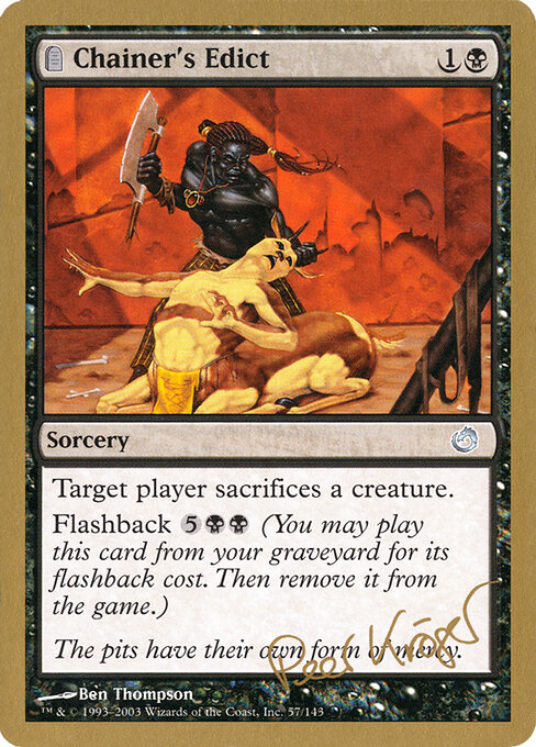 Chainer's Edict pk57