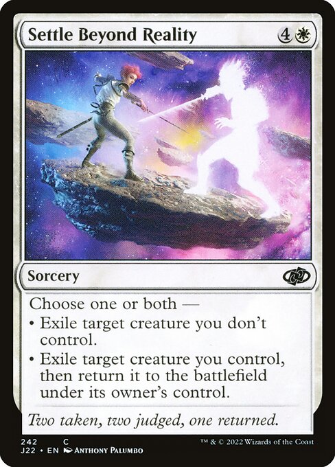 Settle Beyond Reality 242