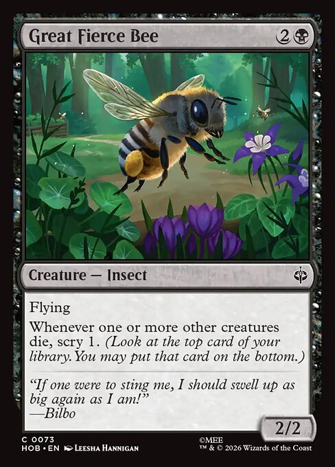 Great Fierce Bee 73