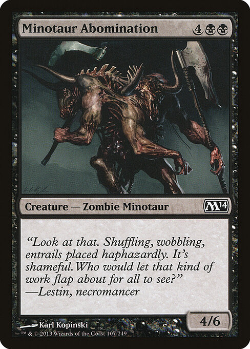 Minotaur Abomination 107