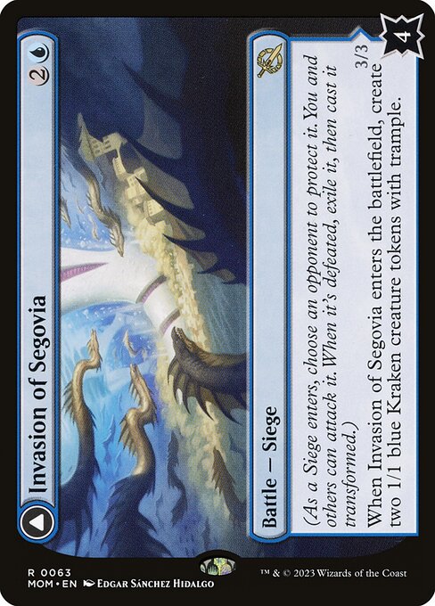 Invasion of Segovia // Caetus, Sea Tyrant of Segovia 63
