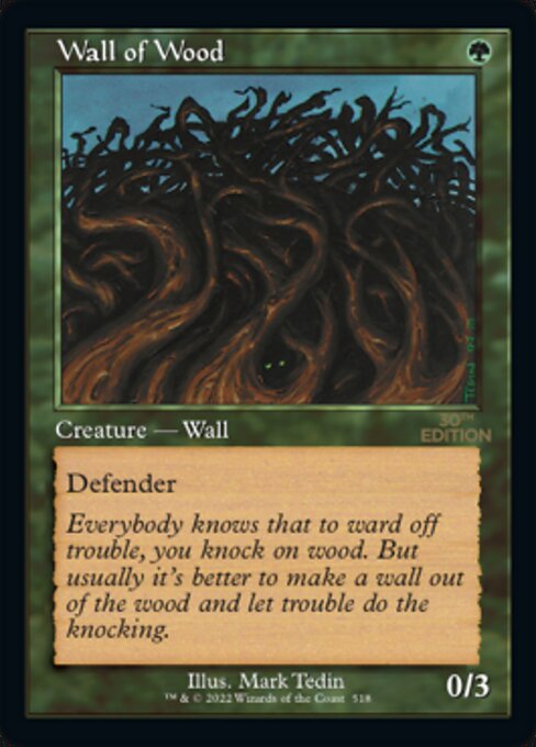 Wall of Wood 518