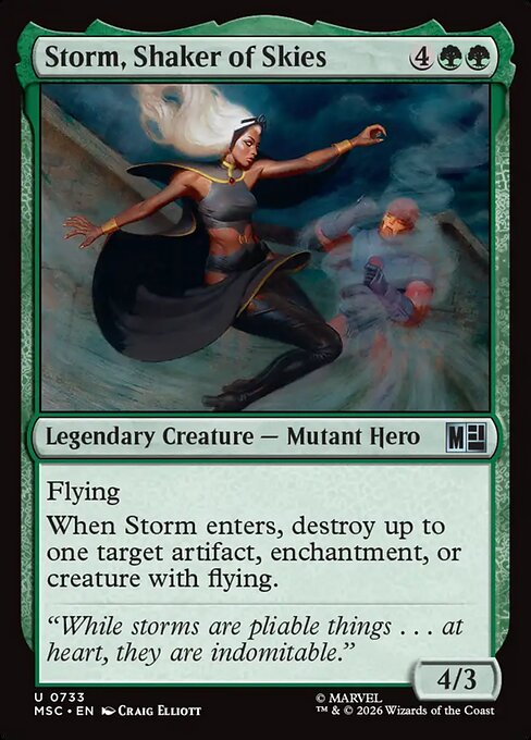 Storm, Shaker of Skies 733