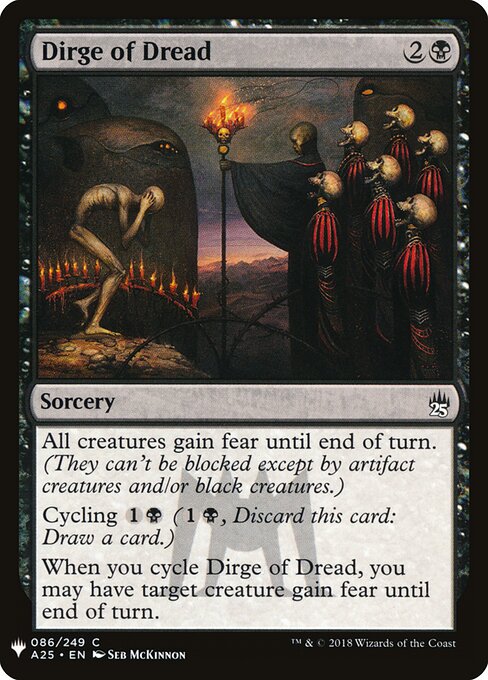 Dirge of Dread A25-86
