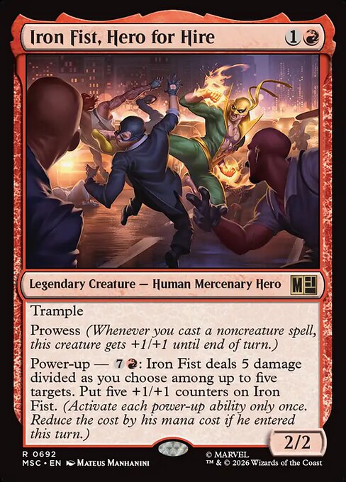 Iron Fist, Hero for Hire 692