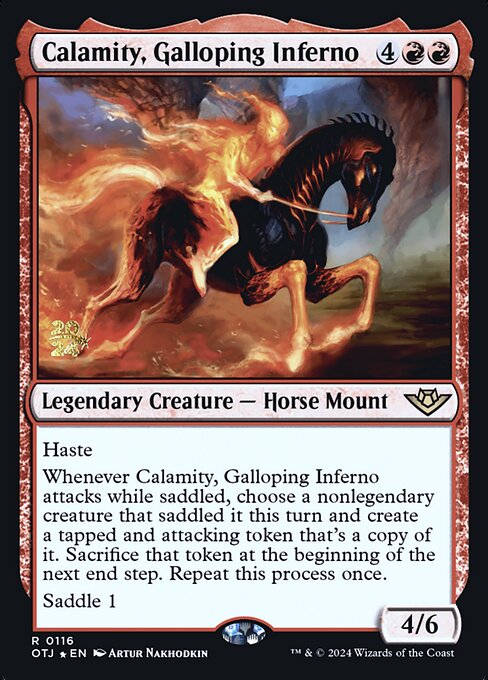 Calamity, Galloping Inferno 116s