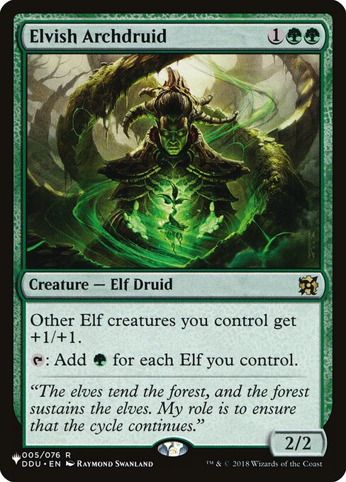 Elvish Archdruid DDU-5