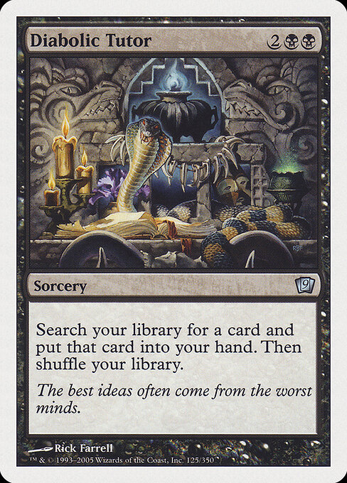 Diabolic Tutor 125