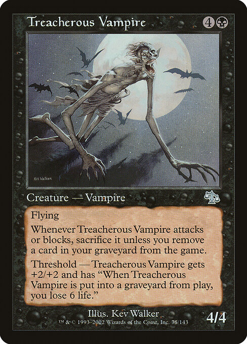 Treacherous Vampire 75