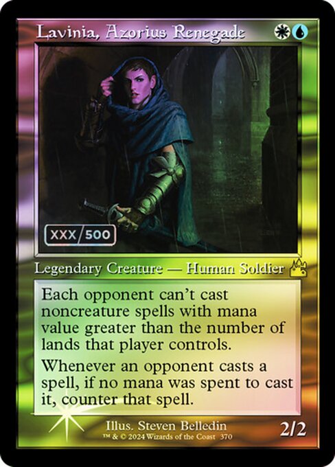 Lavinia, Azorius Renegade 370z