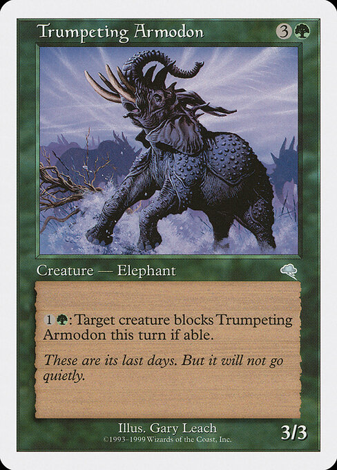 Trumpeting Armodon 90