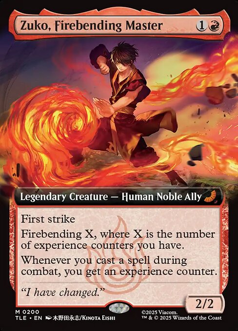 Zuko, Firebending Master 200