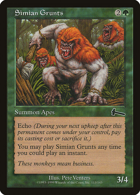 Simian Grunts 113