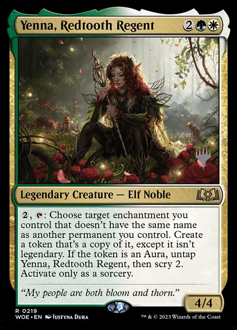 Yenna, Redtooth Regent 219p